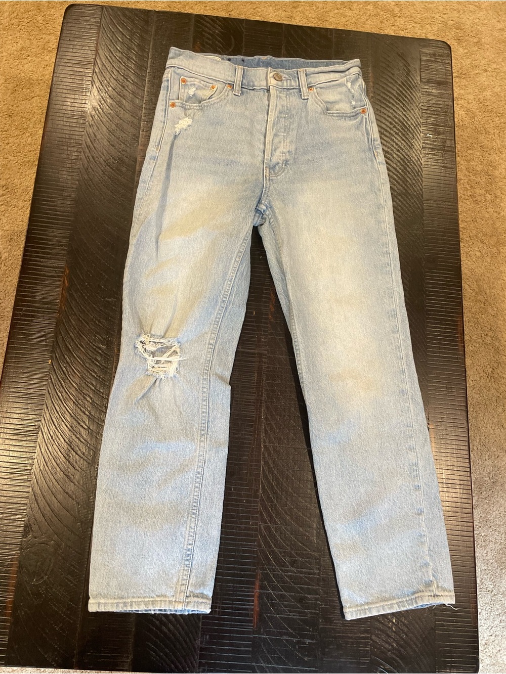 Gap Cheeky Straight High Rise Jeans
Size 27 short